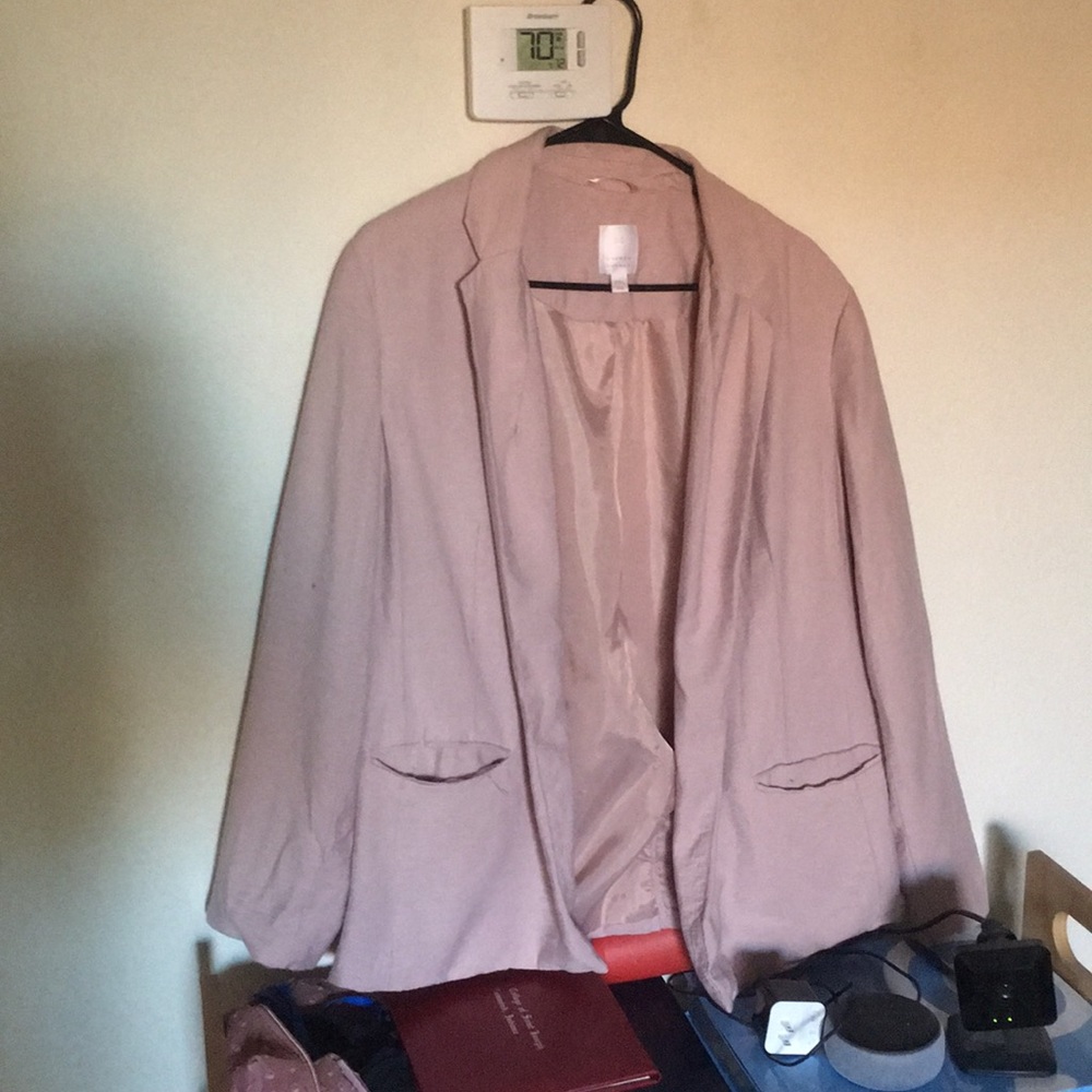 Lauren Conrad light pink blazer